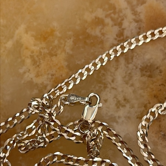 14K Yellow gold 2.7mm Cuban concave regular Chain 20" inches - Picture 7 of 7